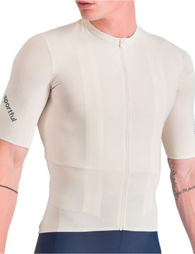 Hyperepic maillot manga corta hombre Beige