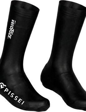 Rainproof silicon cubrezapatillas ciclismo Negro (M)