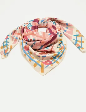 Jo & Mr. Joe - Pañuelo para el cuello con estampado - Jo & Mr. Joe - FashionsVida