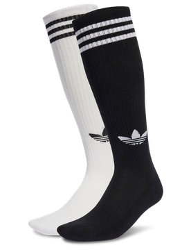 Stripes Knee Socks 2 Pairs Unisex Socken - Weiß - Größe 37-39 - Poly (Polyester) White 37-39