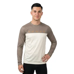 Defined Dri Long Sleeve T-shirt Toast Beige / Cotton White XL Men