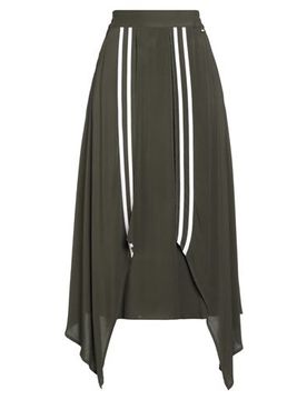 Maxi-Rock Damen Militärgrün S Damen