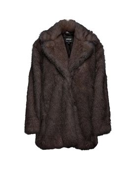 Jacke in Felloptik ONLDAWN braun L damen