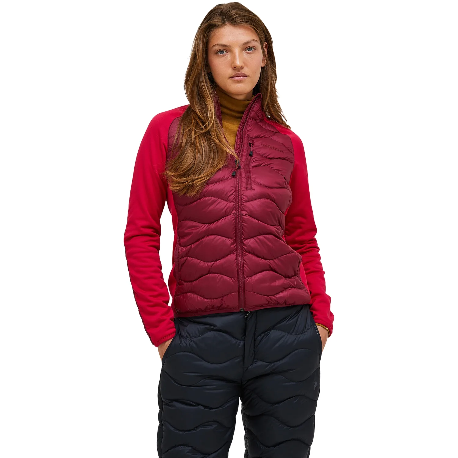Jacke Helium Hybrid Down, weinrot l - Peak Performance - FashionsVida