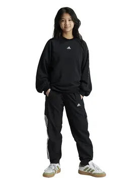 Pantaloni Cargo Street Jam Woven Cutted Black / White 7-8 Anni