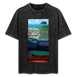 Subnautica cross section T-Shirt Dry Fit Running Short Sleeve Top