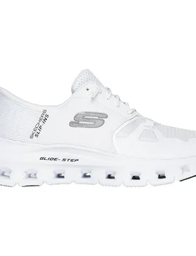 Sneaker Slip-ins Glide Step Pro White Mesh / Silver Trim EU 40 - Skechers - FashionsVida