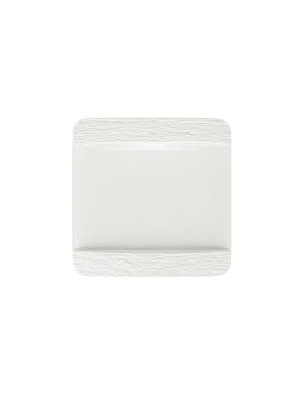 Speiseteller quadratisch Manufacture Rock Blanc 28x28cm blanco