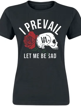 T-Shirt - Sad - S bis XXL - für Damen - Größe M - schwarz - EMP exklusives Merchandise! - Frauen - female - I Prevail - FashionsVida