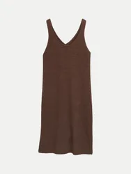 Strickkleid Braun S
