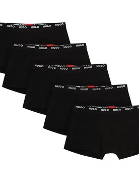 Hugo Boxers 10241868 5 Unités Black XL