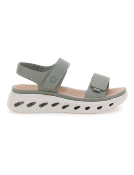 Sandali Verdi Con Strappo in Velcro e Suola Ammortizzata G88382 38