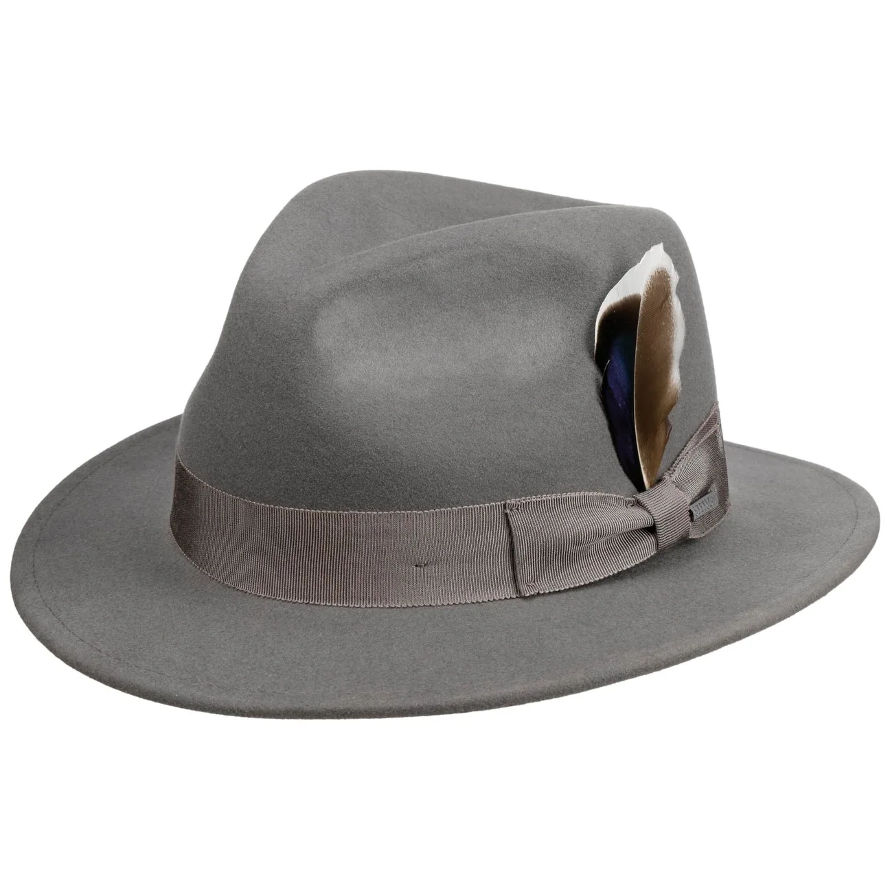 Bradner Traveller Wool Hat by - grey - Size: M (56-57 cm) - Stetson - FashionsVida