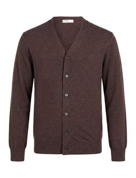 Strickjacke Herren Schokobraun S Herren