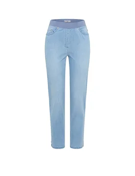 Jeans PAMINA 6/8 azul claro 40 (corto) - Raphaela By Brax - FashionsVida
