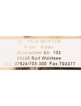 Namensaufkleber "Schrifttyp A" gold - walzvital - FashionsVida