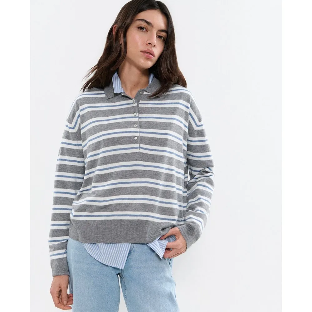 Brownie - Jersey de mujer de rayas - Brownie - FashionsVida