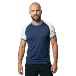 Apolo Short Sleeve T-shirt Blue / White XL