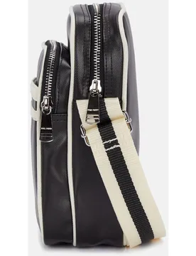 Bandolera de hombre con bolsillo frontal y cierre de cremallera - Fred Perry - FashionsVida