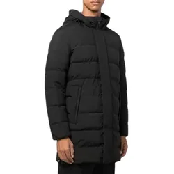 Giacca High Tech Quilted Long Black 2XL