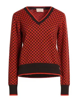 Pullover Mujer Rojo tomate L,M,S,XL,XS,XXL Mujer - Drumohr - FashionsVida