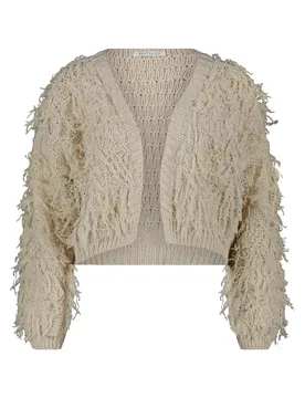 Strickjacke Kurz 1/1 Arm female - S - FashionsVida