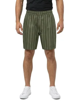 Sons Pantaloni Corti Tel Stripe 0139 Olive Night XL - Only - FashionsVida