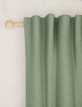 Brushed Multiway Blackout Curtains Sage - M&S - FashionsVida