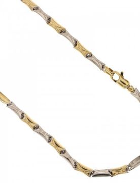 Collana Uomo in Oro Giallo e Bianco 803321717537