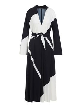 Vestito stampato in twill