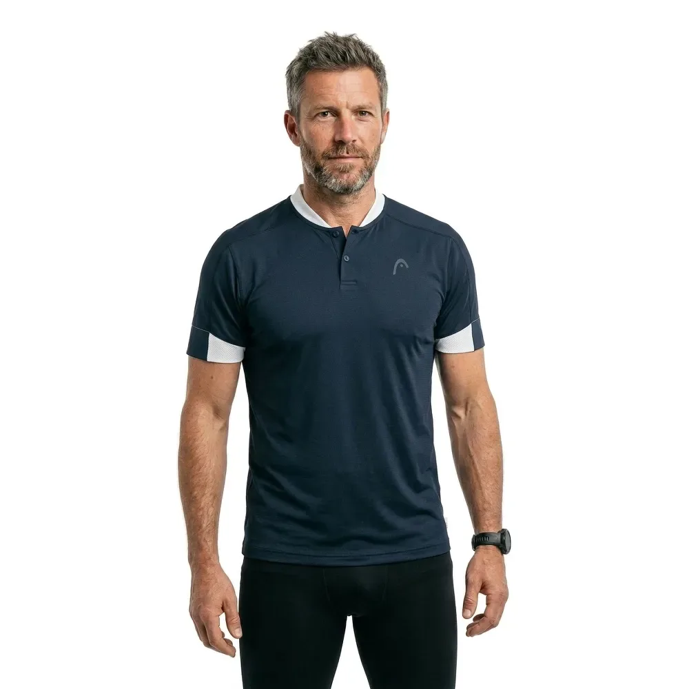 Play Tech Short Sleeve Polo Navy XL - Head Racket - FashionsVida