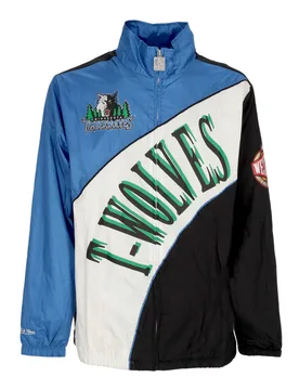 Giacca a Vento Uomo Nba Arched Retro Lined Windbreaker Mintim Multi/white - Mitchell & Ness - FashionsVida