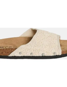 Sandalia plana de crochet de mujer - Pieces - FashionsVida