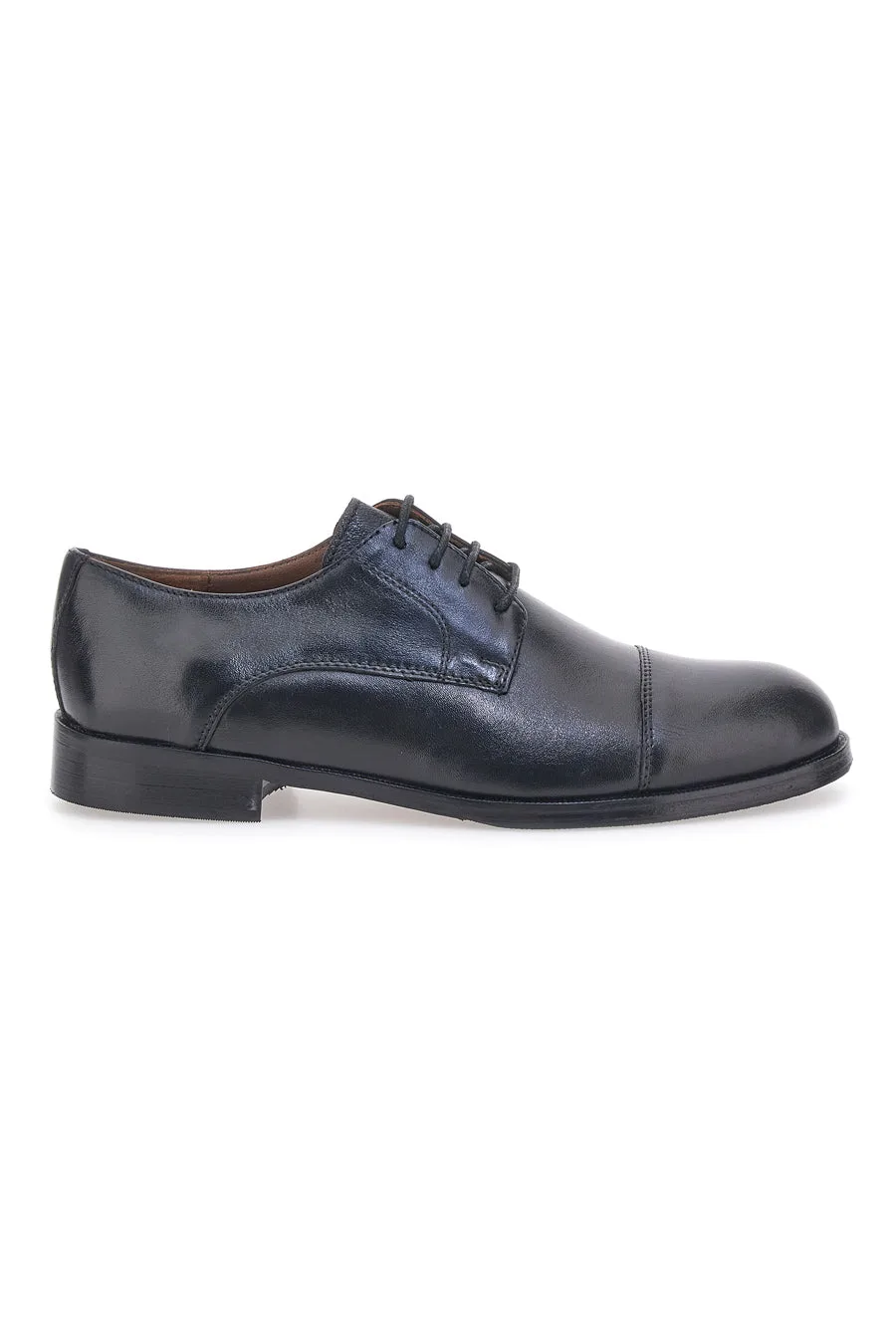 Scarpe Stringate Nere Con Lacci In Vera Pelle 331 41 - PITTARELLO CLASS - FashionsVida
