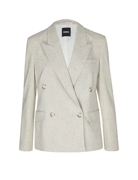 Boss Blazer JALETO9 crème 36 - BOSS - FashionsVida