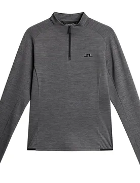 Layer Steffi 1/4-Zip, dunkelgrau xs - J.lindeberg - FashionsVida