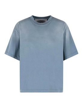 Maglietta in cotone blu