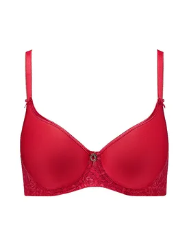 Sujetador camiseta ROSESSENCE gala rojo 85C - Aubade - FashionsVida