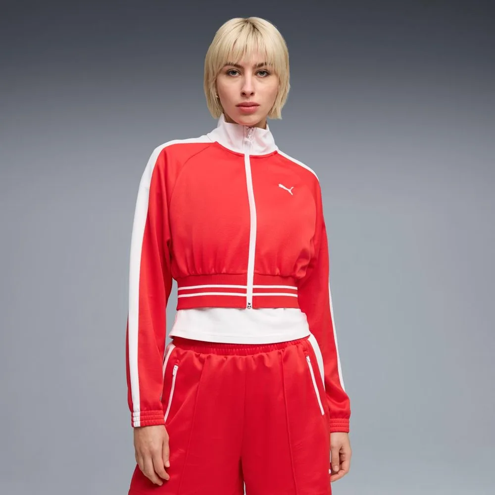 Chaquetas Casual de Mujer T7 Pique Relaxed Cropped - Puma - FashionsVida