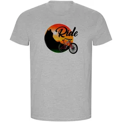 Maglietta A Maniche Corte Ride Eco Heather Grey