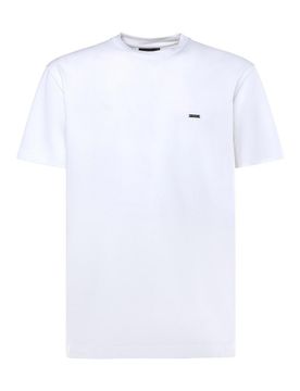 T-shirt in jersey con logo