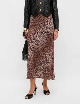 Para mujer. 020.00298.000.05249 Falda Kelly (XS), Casual, Fiesta, Animal print, Seda