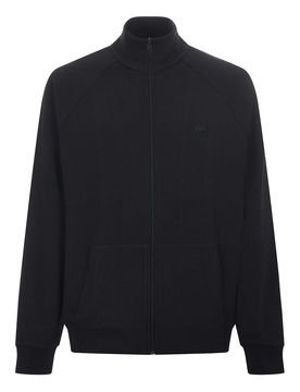 Felpa con zipped con miscela di cotone