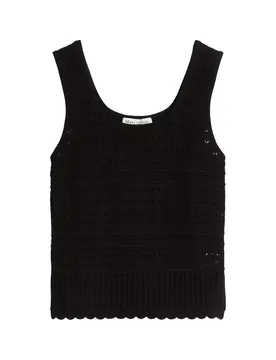 Knit Pullovers Sleeveless female