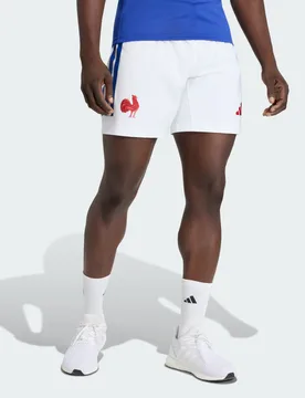 Short da gioco replica Rugby Francia 2XL White - Adidas - FashionsVida