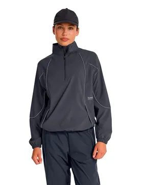 Sweat à Demi-zip Pulse Woven Ebony XL