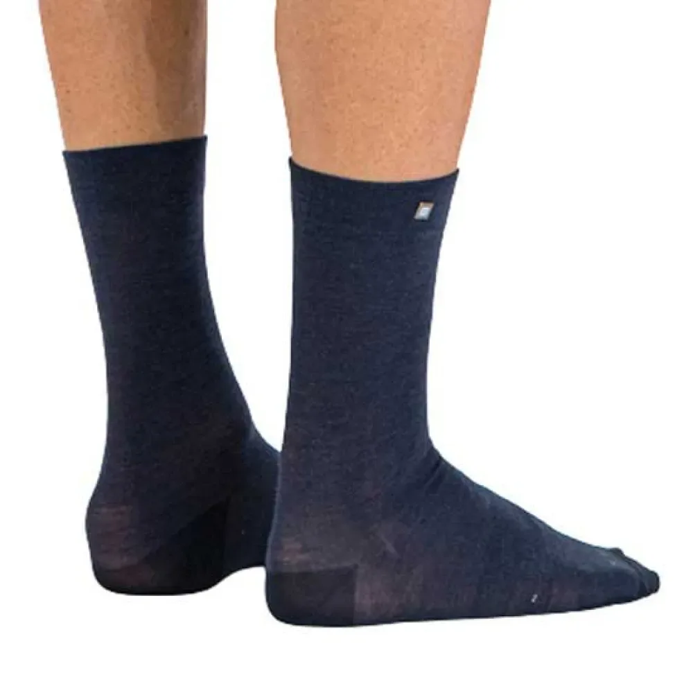 Calzini Lunghi Matchy Wool Half Galaxy Blue - Sportful - FashionsVida