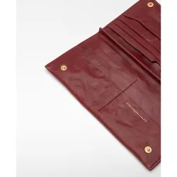 Cartera orión de piel con cierre solapa