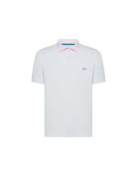 Polo Logo Stripes U.c.e. 01 Bianco A32109