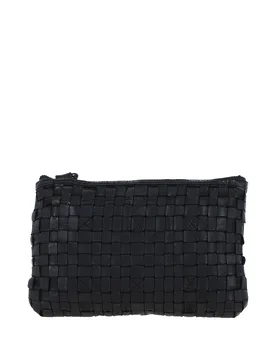 Magnificenza' Vintage Woven Classic Leather Crossbody Bag - Black - Size: One Size - Ashwood Leather - FashionsVida